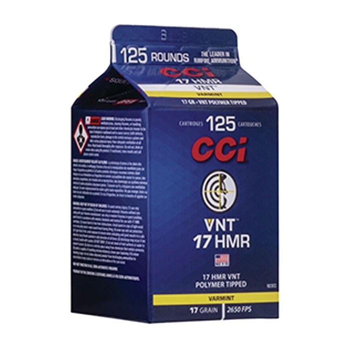 CCI 17 HMR 17GR VNT TIPPED 1250/CASE - CCI