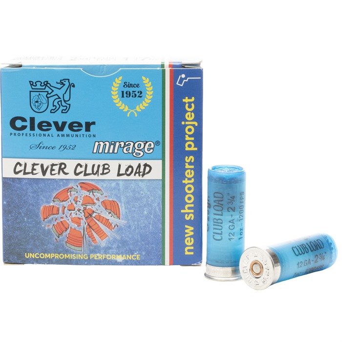 CLEVER CLUB LOAD 12 GAUGE 2-3/4" 1OZ #7.5 SHOT 1200FPS 25/BOX