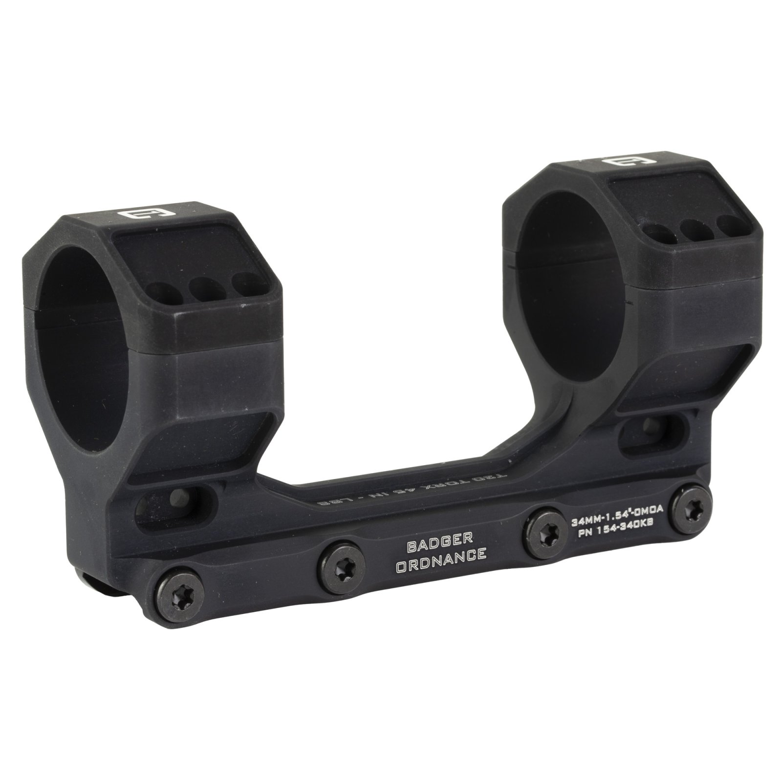 Badger Ordnance Condition One Max Mount 34mm 1.54" Height Fits Picatinny