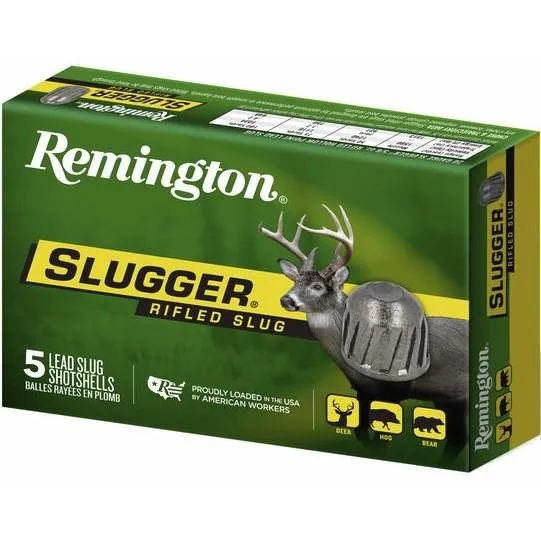 Remington Slugger Hunting 410 Gauge 2.50" 1/5 oz Rifled Slug Shot 5 Per Box/ 50 Cs - Remington Arms Company, LLC - 410 Bore for sale at TheGunDock