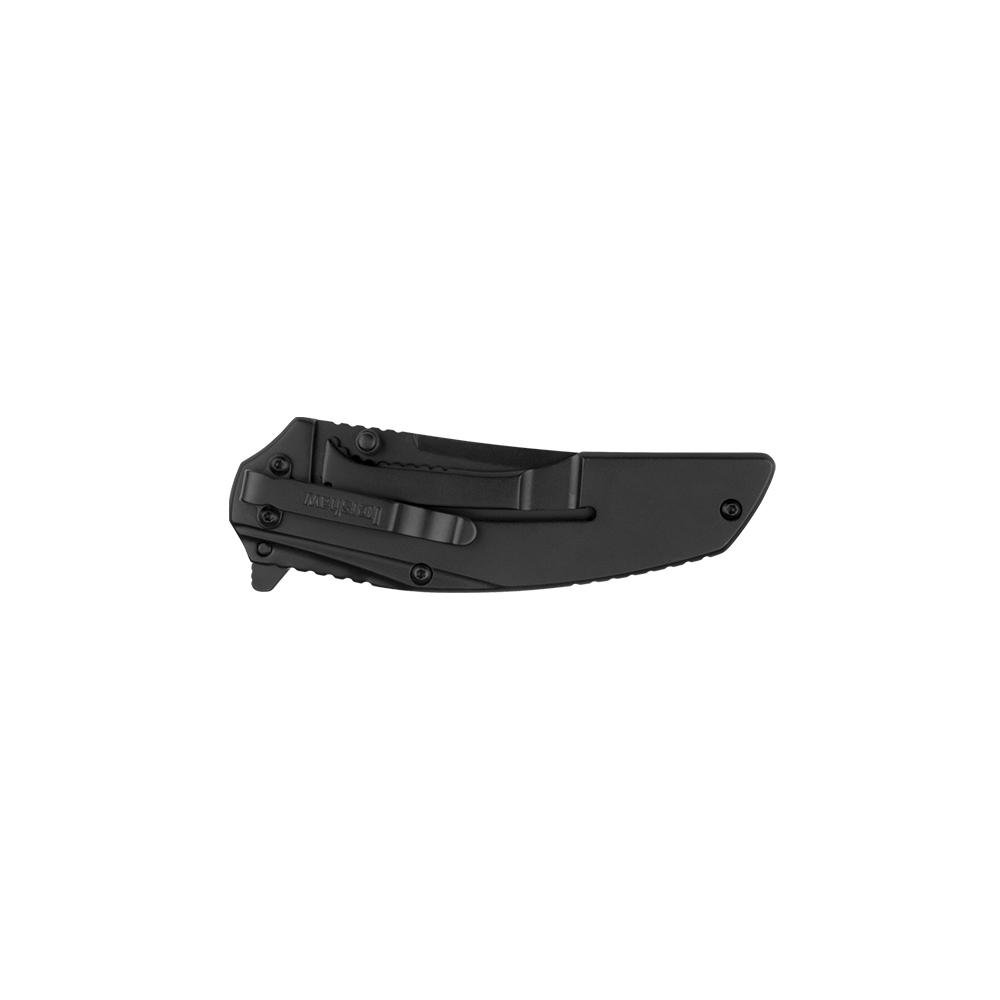 Kershaw 8320BLK OURIGHT-BLACK Folding Knife, 3" Blade, Black PVD Finish - Kershaw
