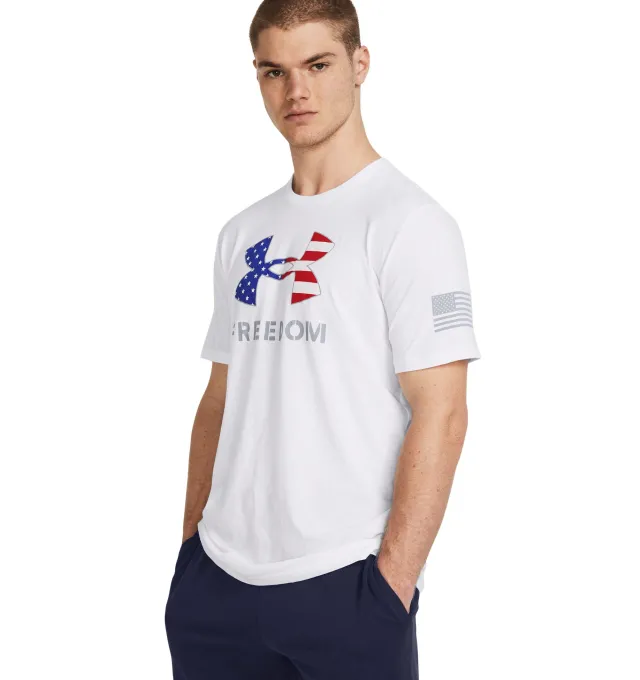 Buy Under Armour Men's Freedom Logo T-Shirt Short Sleeve Graphic online
