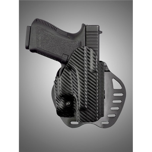 Hogue 52816 ARS Stage 1 - Carry Holster Glock 26 27 28 33 39 Right Hand CF Weave