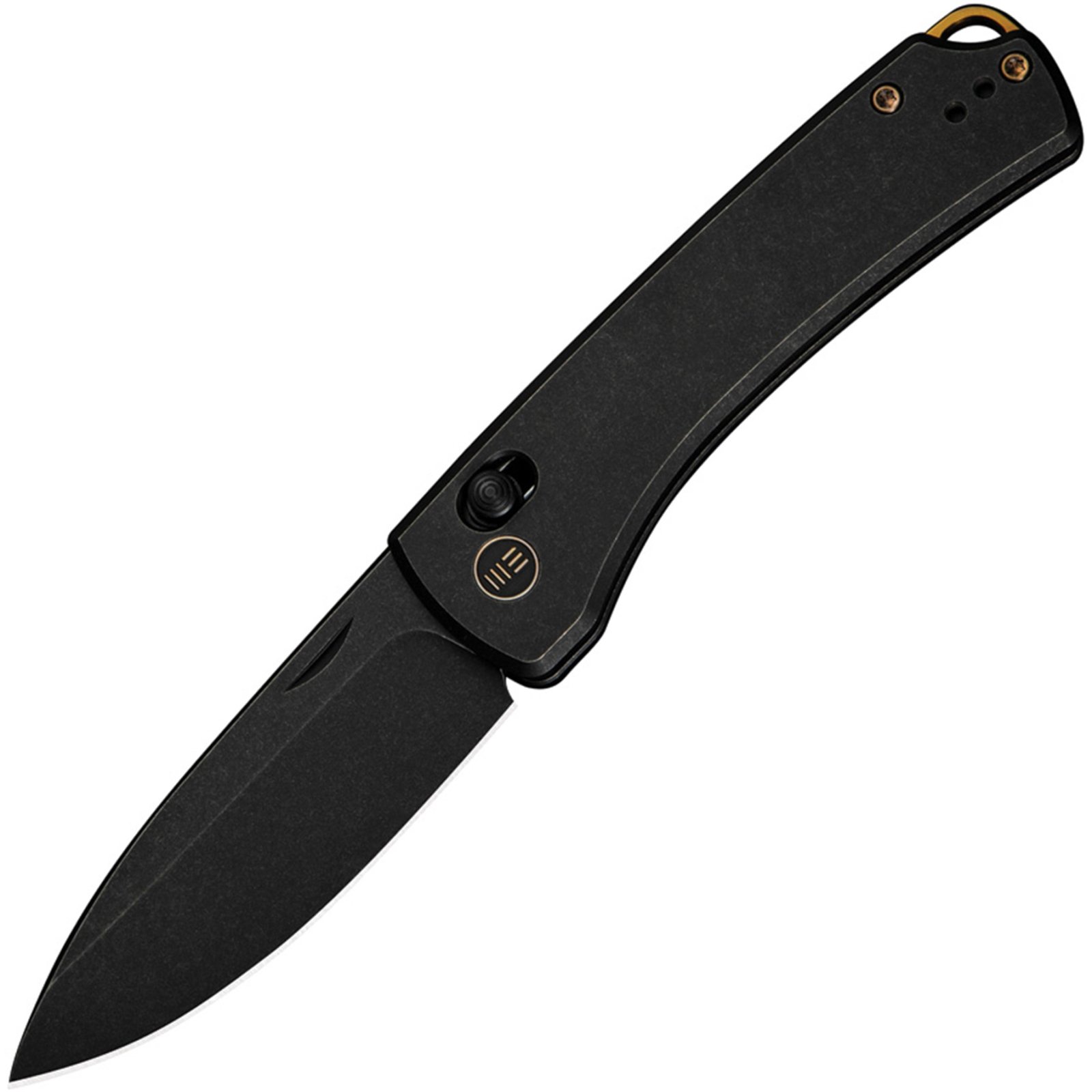 WE NIGHTBLADE 2.98" DRP/PLN/BLK BLK TITANIUM Black Titanium Handle, Black Stonewashed CPM 20CV Blade, Crossbar Lock