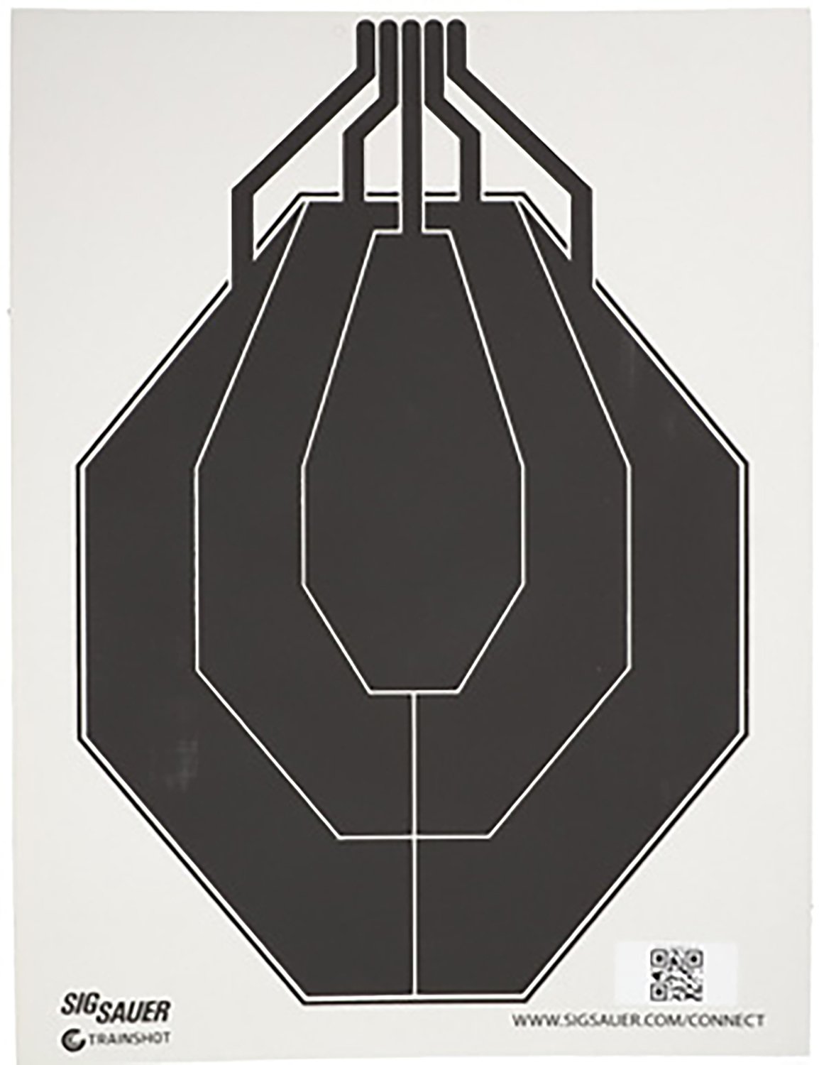 Sig Sauer SCT354 T300 IPSC Hanging Target Black/White Replacement