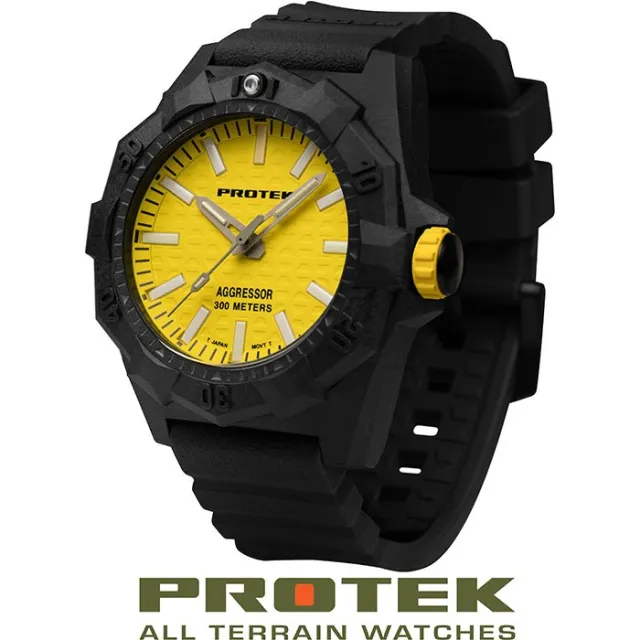 4007 PTK 4007 42mm Yellow Dial CH Str