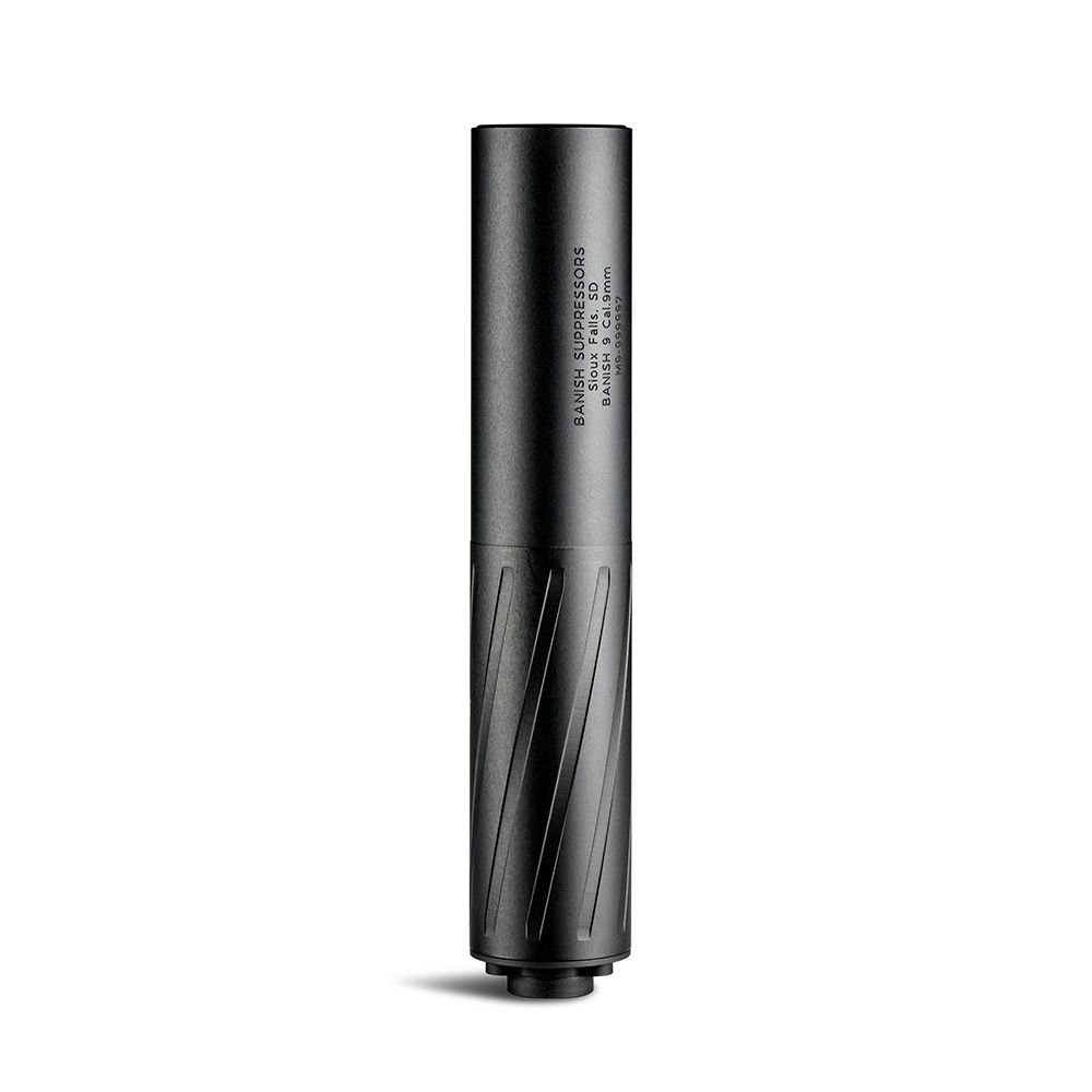 Banish 100000111369 Banish 9 9mm  Black Cerakote NFA - Silencer - Banish Suppressors - 9MM
