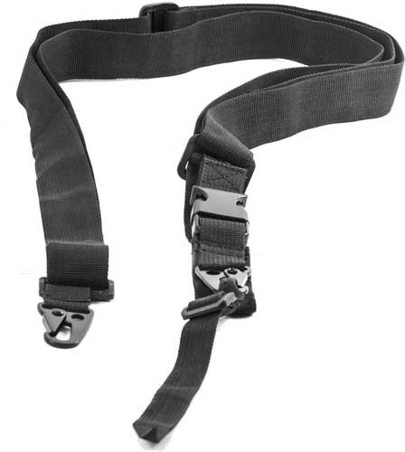 J&E Machine Tech TS-SL4B 3 Point Bungee Sling Black Heavy Duty Nylon - J&E Machine Tech