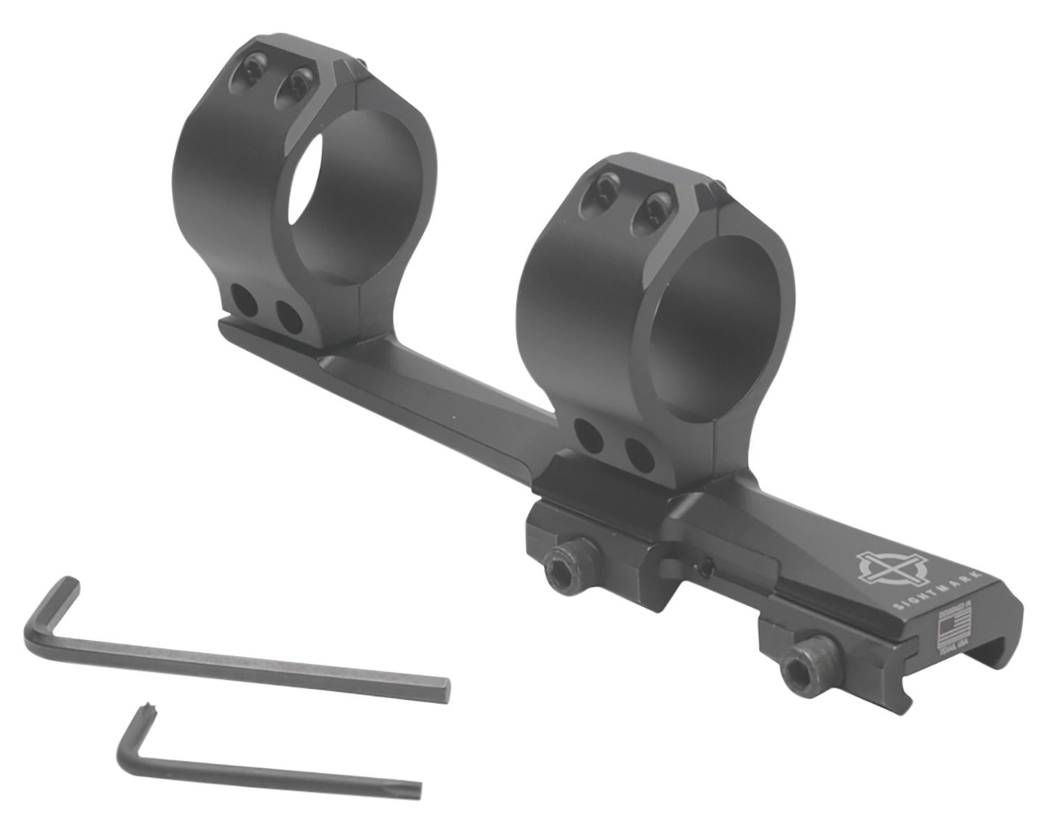 Sightmark SM34020 Tactical 30mm Cantilever Scope Mount Matte Black Aluminum