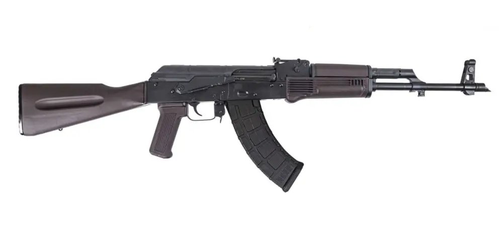 Anvil AK-47 Hammer Forged 4150 Nitride Barrel 7.62x39 - Polymer Plum, Side Mount - DPMS