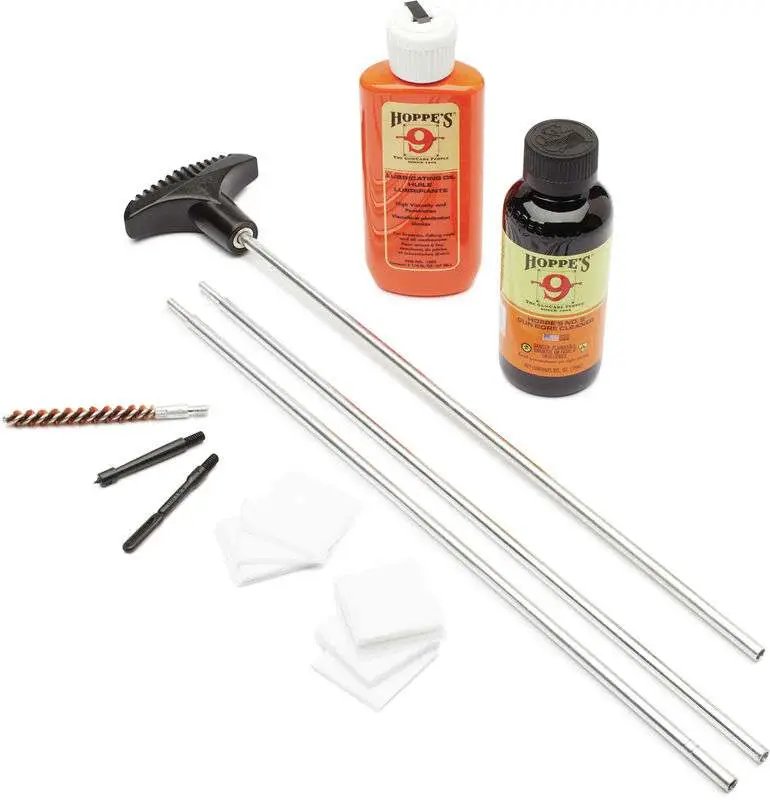 Hoppe's U22B Rifle Cleaning Kit 22 / 250 Cal (Clam Pack) - Hoppe's - 22/222/223/224/225/243/25/25-06/257 CAL