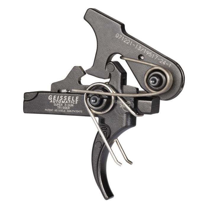 Geissele Automatics 05-174 Super 3-Gun Trigger AR10/AR15 Lrg Pin Blk