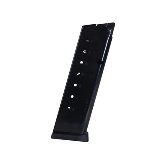 RWB MAG 1911 45ACP 8RD Black Rubber Buttpad