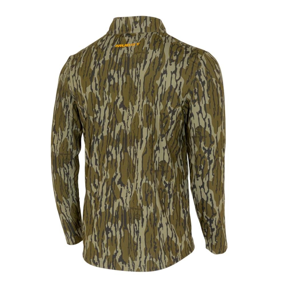 Muddy MUD-LW-QZ-MOB-S Lightweight Quarter Zip Shirt Mossy Oak S - GSM Outdoors