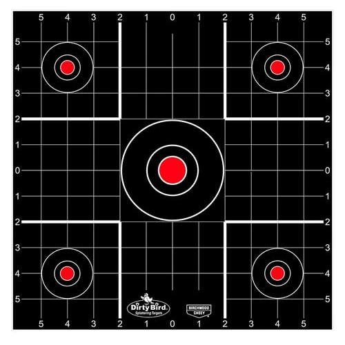 Birchwood Casey Dirty Bird 12" Sight-In Target 100 Pack - Birchwood Casey