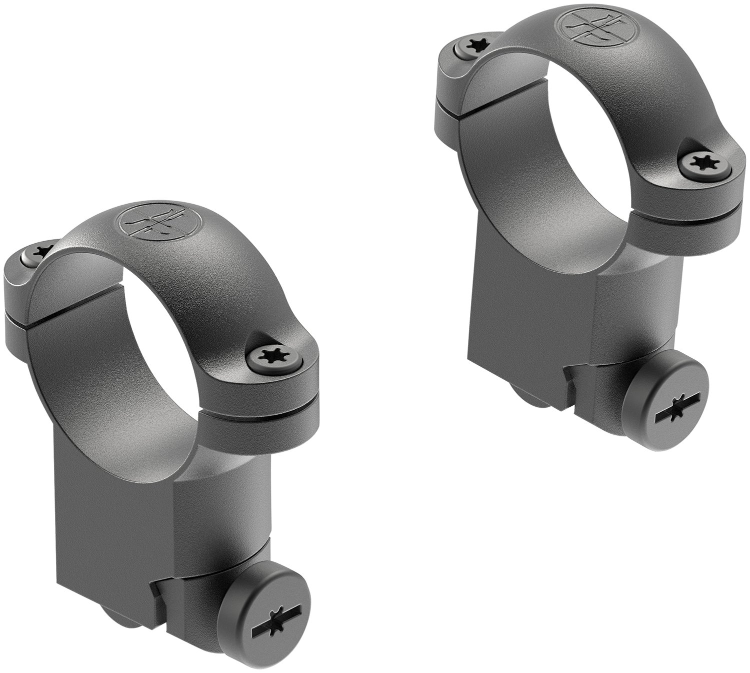 Leupold Ruger #1 77/22 1" High Steel Scope Ring Set Matte Black 50217