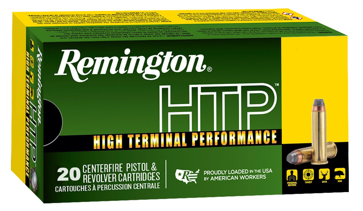 Remington 21455 45 ACP 230 Grain JHP 20 Rounds Brass Case - Remington Arms Company, LLC - JACKETED HOLLOW POINT