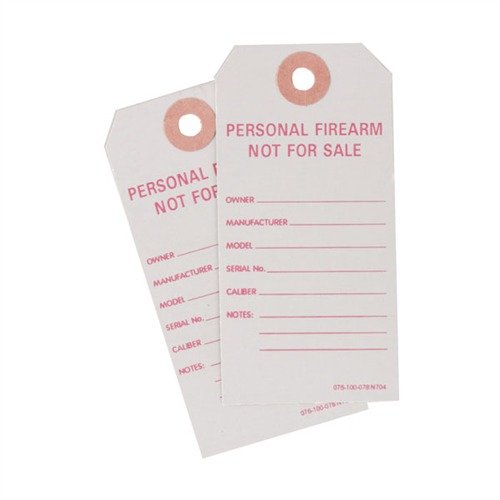 Brownells Batf Personal Firearm Tags 25 Pack - Brownells