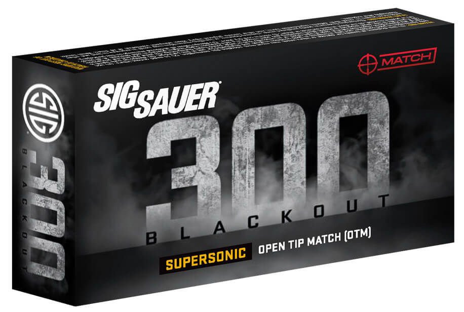 Sig Sauer Match Grade Rifle Ammo 300 Blackout 125 gr. OTM 20 rd.