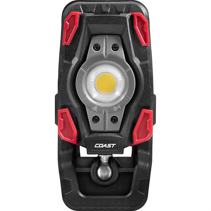 Buy Coast PRODUCTS CL10R CLAMP LIGHT 1150 LUM W/ULTRA VIEW FLOOD LIGHT BLK/RED online
