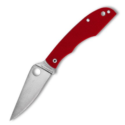 Spyderco C138GRDP Grasshopper Red G-10 Folding Knife - Spyderco