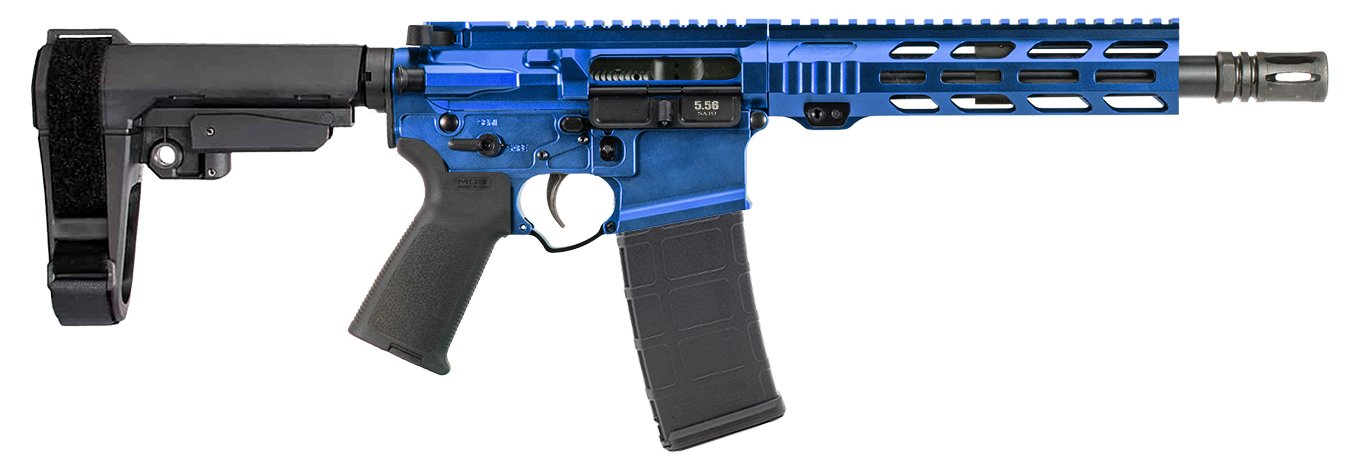 Alex Pro P130LIB 5.56 Pistol 10.5" Nitride Barrel, M-Lok, SBA3 Brace - Alex Pro Firearms - 5.56 NATO