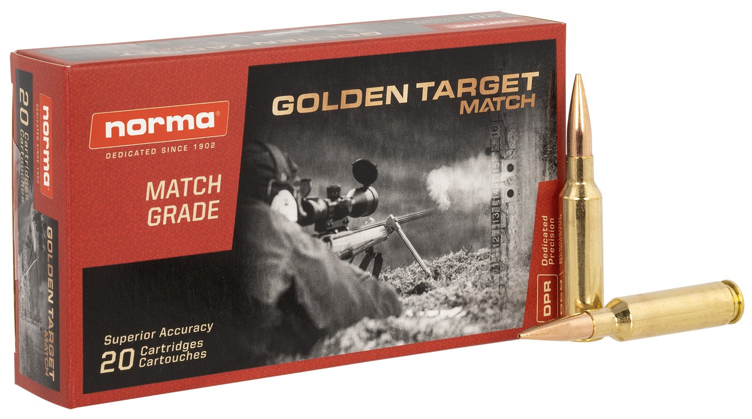 Buy Norma 10166522 6.5 Creedmoor 143 gr BTHP Ammo 20 Rounds online