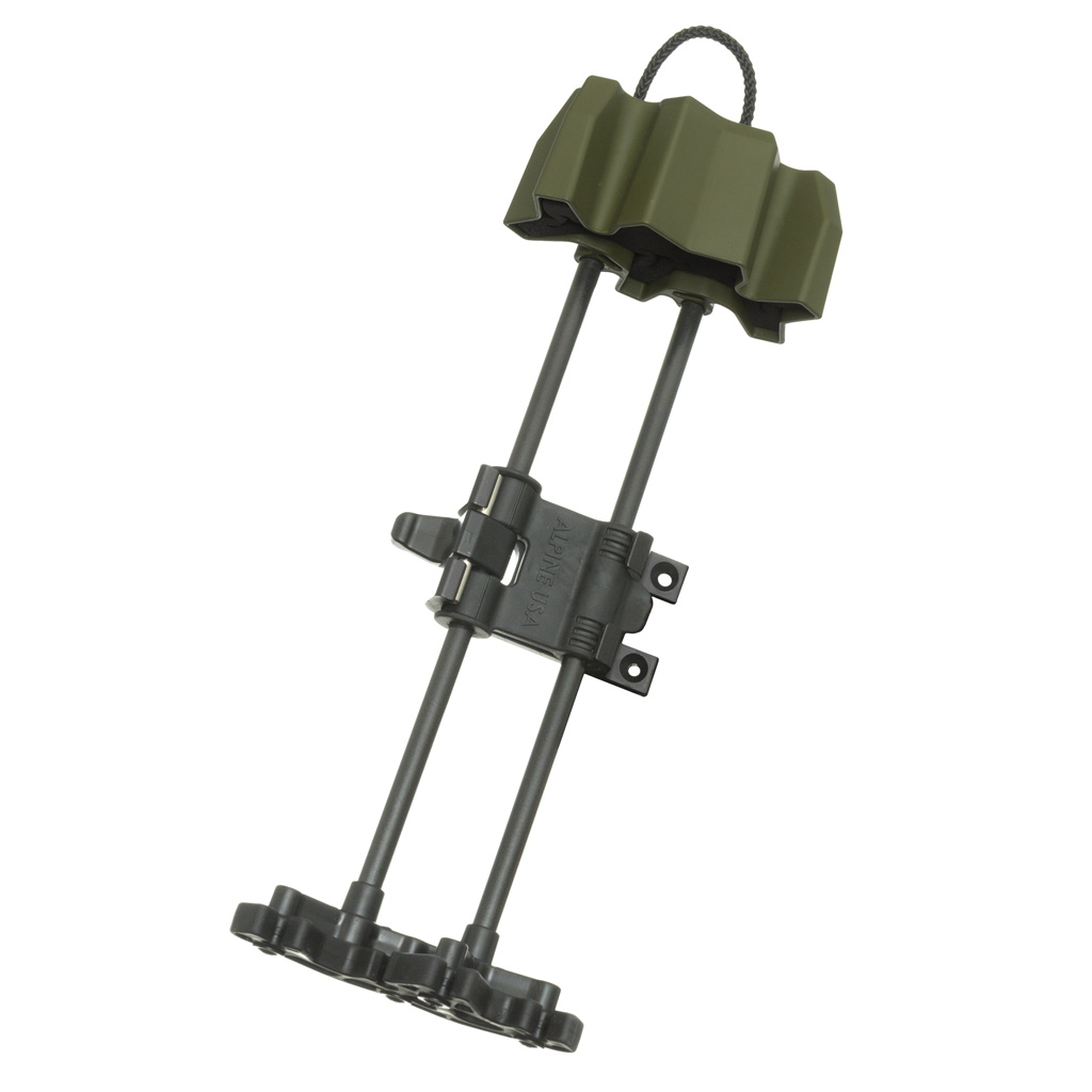Alpine 1601769 Power Loc 4 Arrow Quiver Ambush Green - Alpine