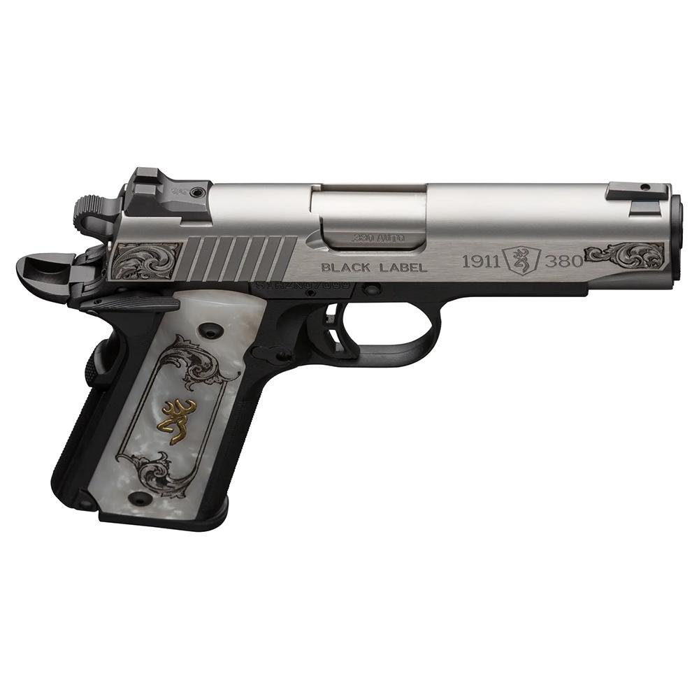 Browning 1911-380 Medallion 051967492 .380 Auto 8+1 Stainless Steel - Browning - 380 ACP
