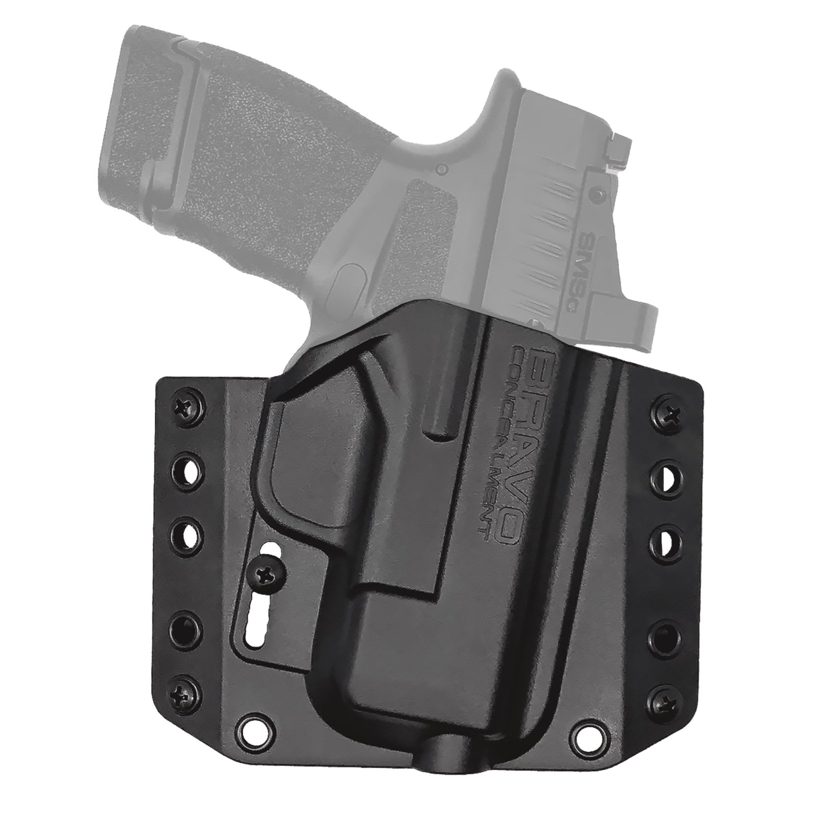 Bravo Concealment BC10-1026 OWB Holster, 1.5" Loops, Right Hand, Black - Bravo Company Manufacturing