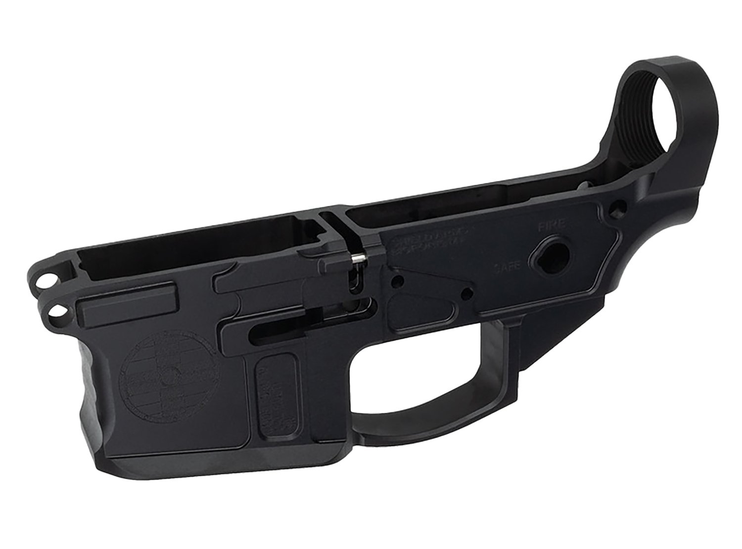 Buy Shield Arms SAO15 SA-15 Stripped Lower Receiver Multi Aluminum Black Anodized for AR-15 Non-Folding online