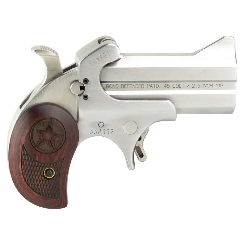 Bond Arms Cowboy Defender BACD .45 Colt/.410ga 3in Barrel Stainless 2rd
