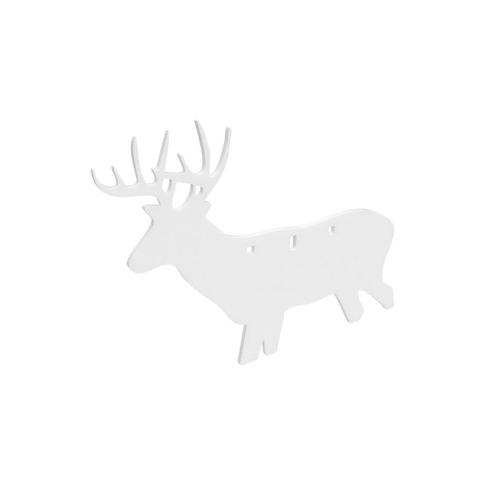 Birchwood Casey BC-47702 AR500 3/8" Deer Silhouette Target, 21" White - Birchwood Casey
