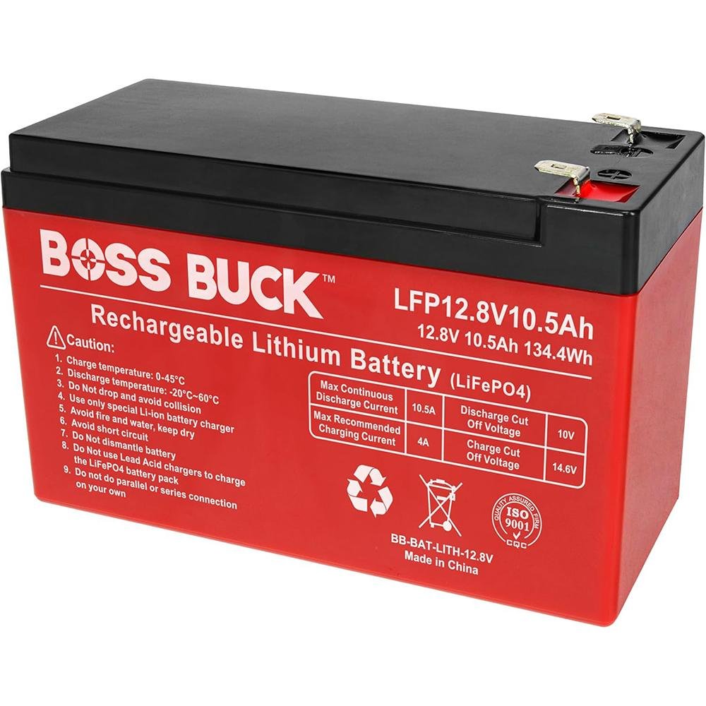 Boss Buck 12V 10.5MAH Lithium Feeder Battery - GSM Outdoors