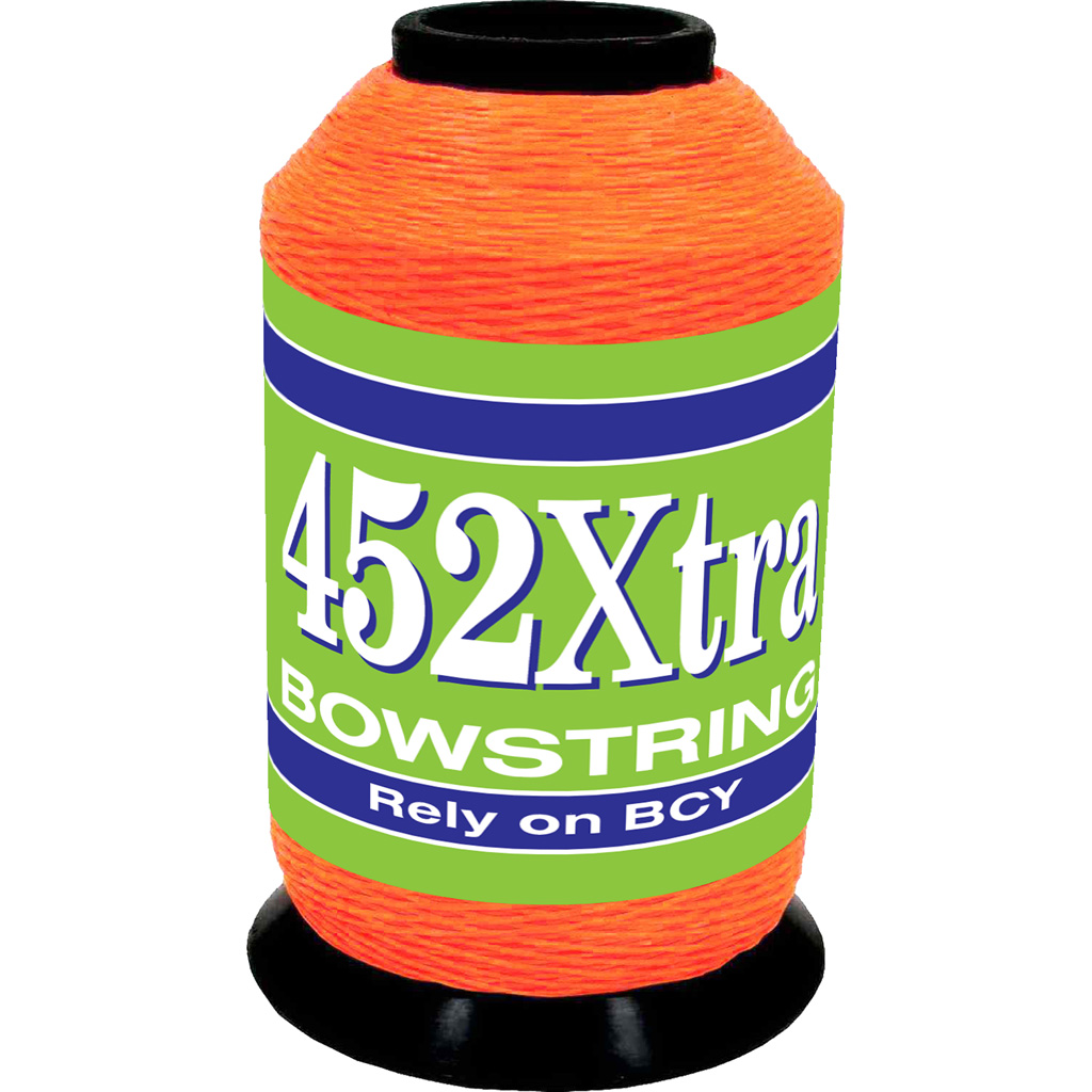 BCY 452Xtra Bowstring Material Flo Orange 1/4 lb 67% Dyneema 33% Vectran - BCY