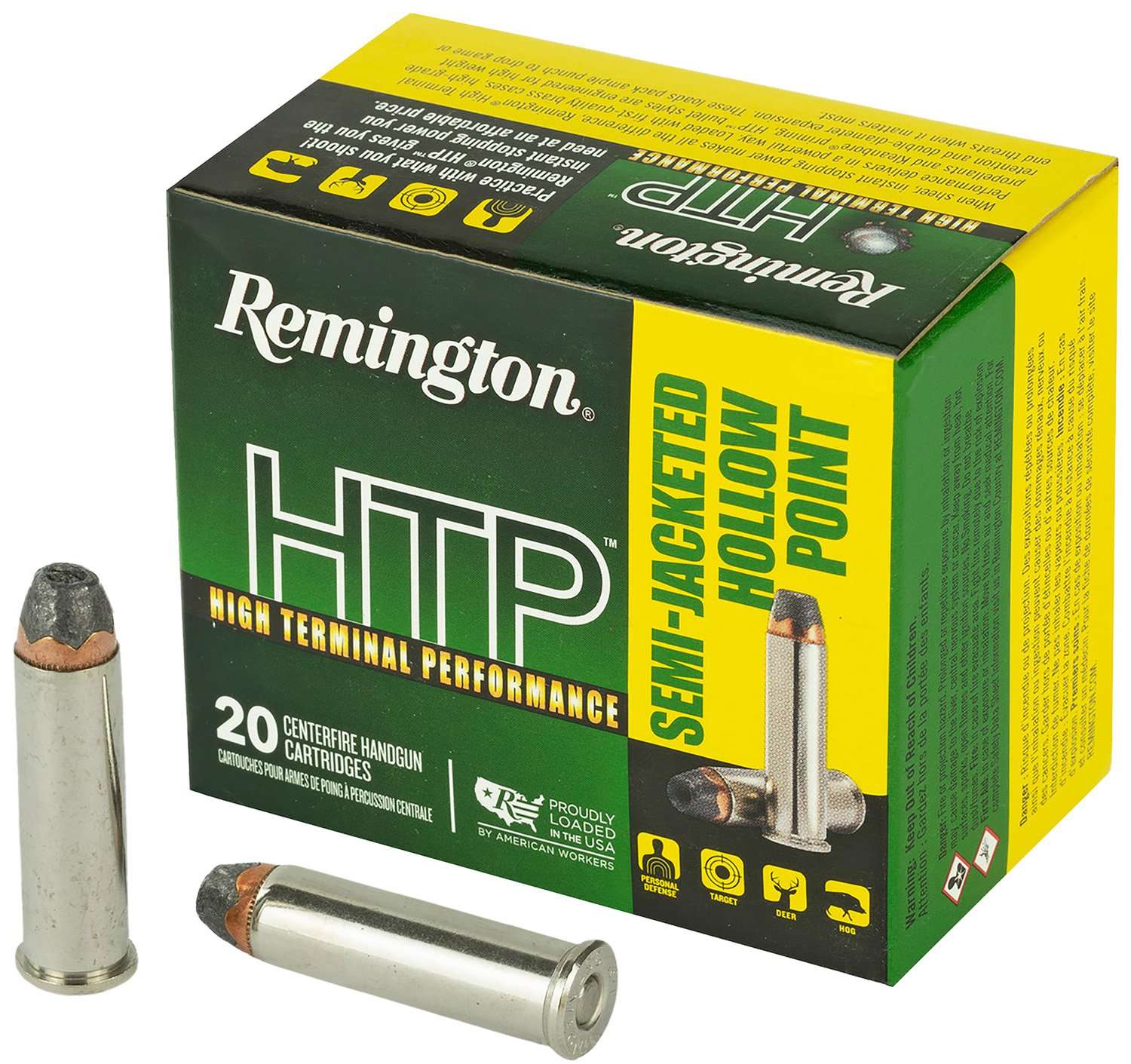 Remington 22231 .357 Magnum 158 Grain Semi-Jacketed Hollow Point 20/ct - Remington Arms Company, LLC - SEMI JACKETED HOLLOW POINT