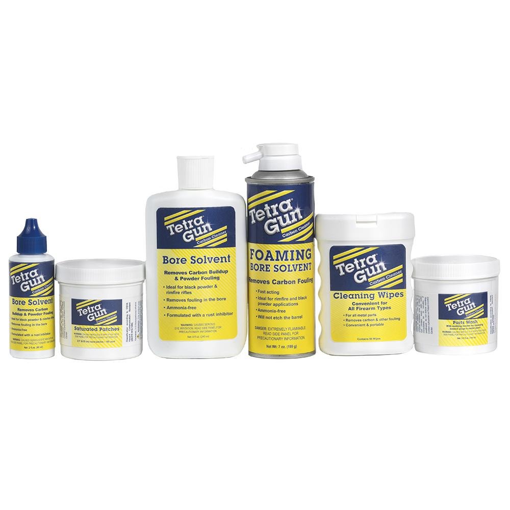 Tetra Gun Carbon Cleaner, 50-Count Wipes, All Metal Parts, Carbon Removal, Portable