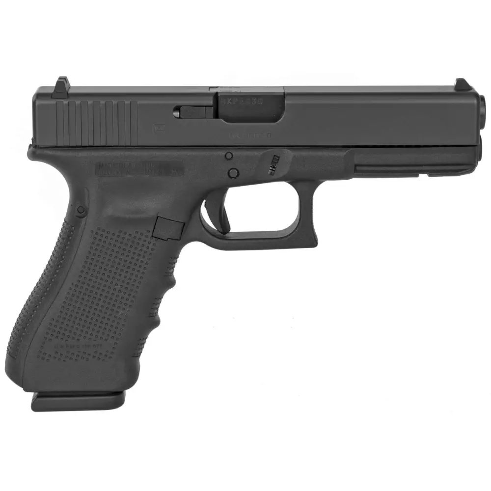 GLOCK 17 G17 GEN 4 HGA 9MM 4.49 IN BBL FS BLACK 5LB TRIGGER 3 17RD MAGS