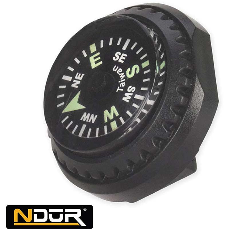 Compass Watch Band Black Durable Accessory for Outdoor Activities