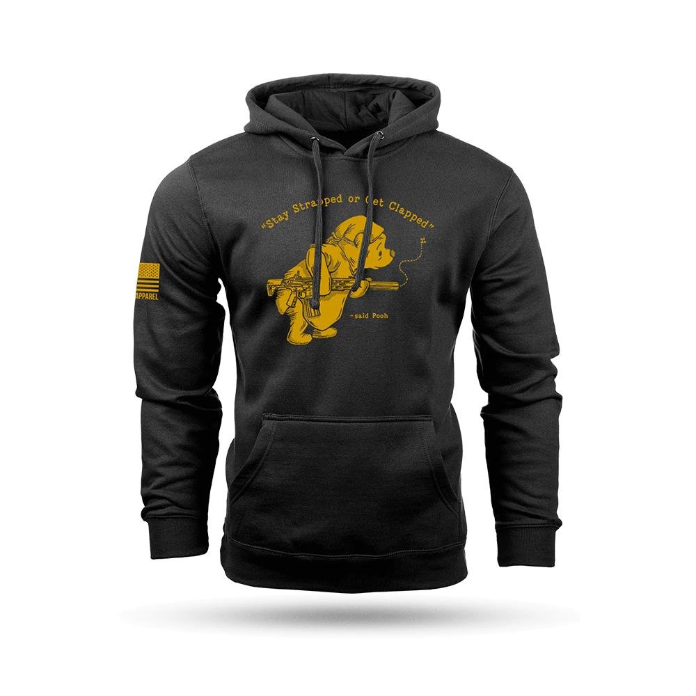 Nine Line Pooh Bear Hooded Sweatshirt Black XL - Nine Line Apparel