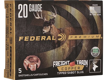 Federal P209FT Premium 20 Gauge 3" Slug 5-Pack Freight Train - Federal Premium Ammunition - 20 GAUGE