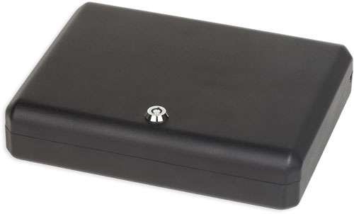 Bulldog BD1128 Personal Vault Key Lock Black Steel Safe 11"x8.5"x2.25" - Bulldog - BLACK