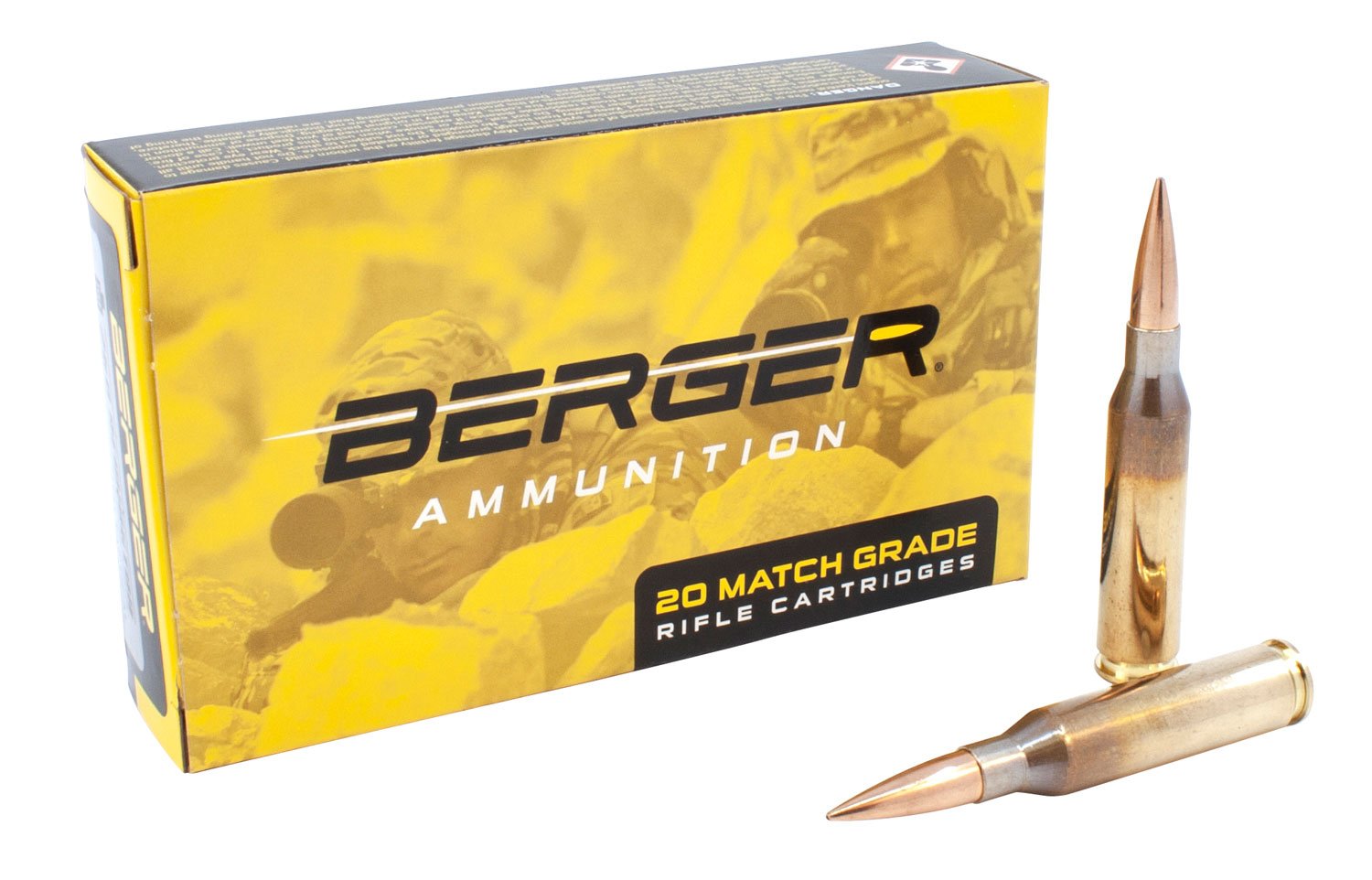 Berger 30020 .260 Rem 130gr Hybrid Open Tip Match Ammo 20 Rounds