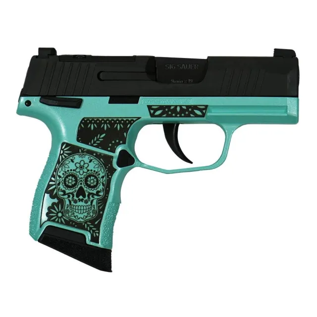 Sig Sauer 365-9-BXR3P-MS 9mm P365 Optic Ready 10rd Robin's Egg Blue - Sig Sauer - 9mm Luger for sale at TheGunDock