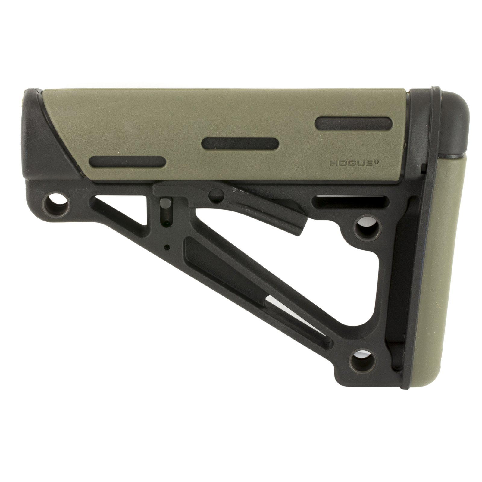 Hogue 15240 AR-15/M-16 OverMolded Collapsible Buttstock OD Green