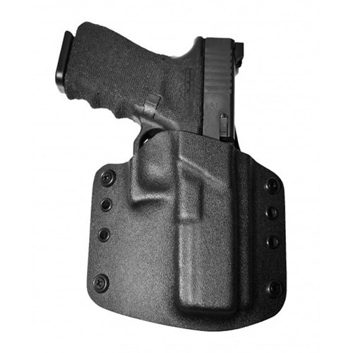 Spetz Gear 49751 OWB Glock 42 Holster Black RH Kydex 0.93 Thickness