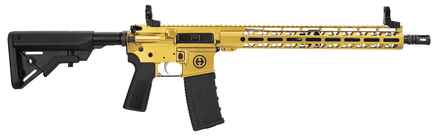 Hi Point HP 15 223 5.56 16in Gold Semi Auto Tactical - Hi-Point Firearms - 223 Rem/5.56 NATO