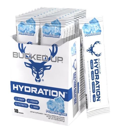 Bucked Up Hydration 2.0 Ice Blue 18ct Box
