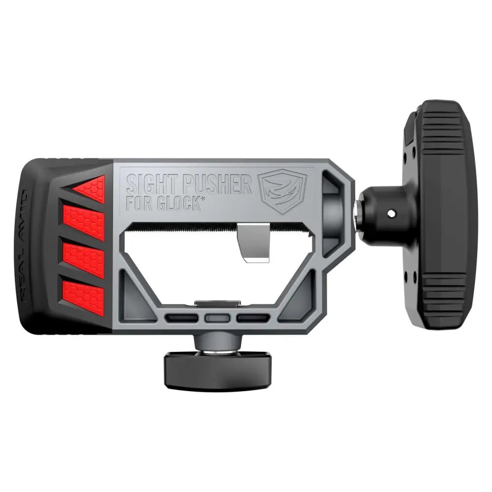 Real Avid AVGLOCKSP Master Sight Pusher for Glock Handguns Red - Real Avid