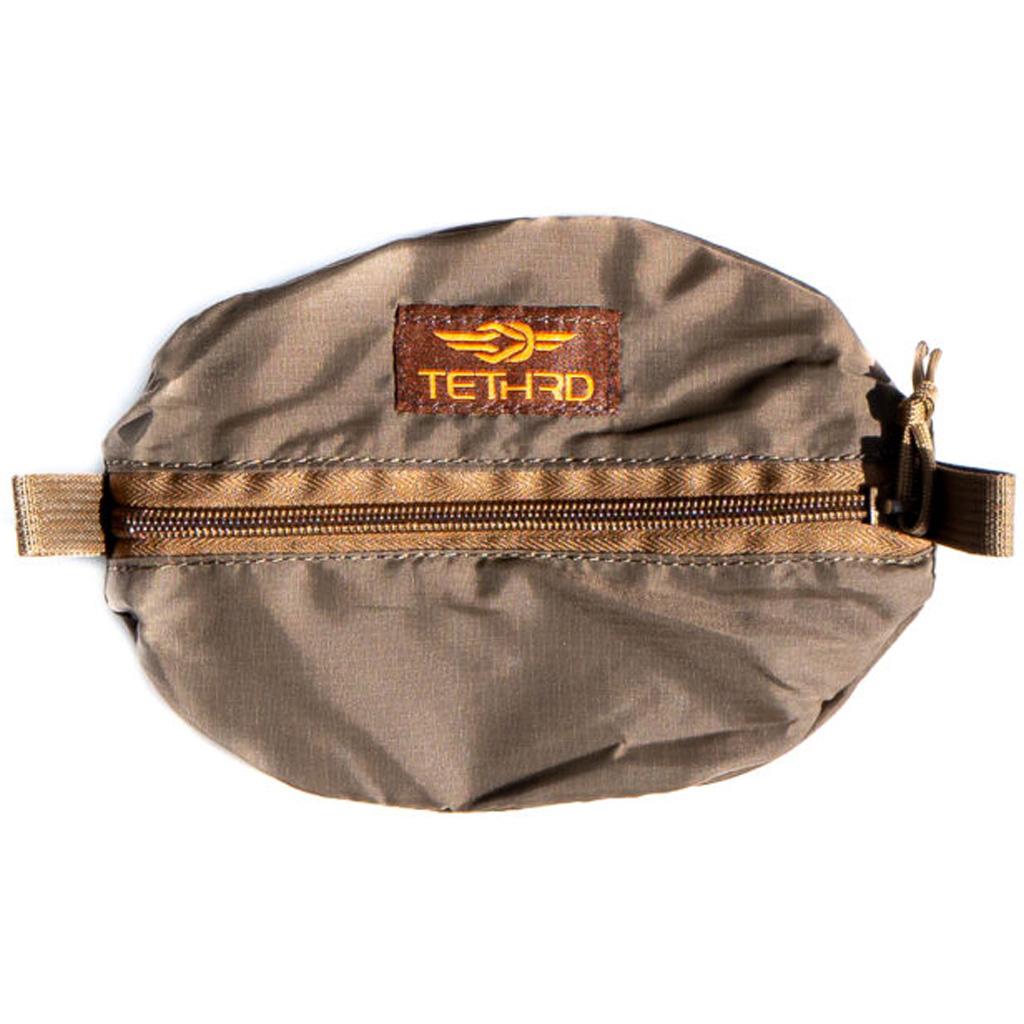 Tethrd PLP-M Pulley Pouch Medium 0.5L Ripstop Nylon Zippered 4oz
